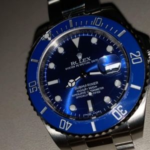 Rolex submariner steel blue